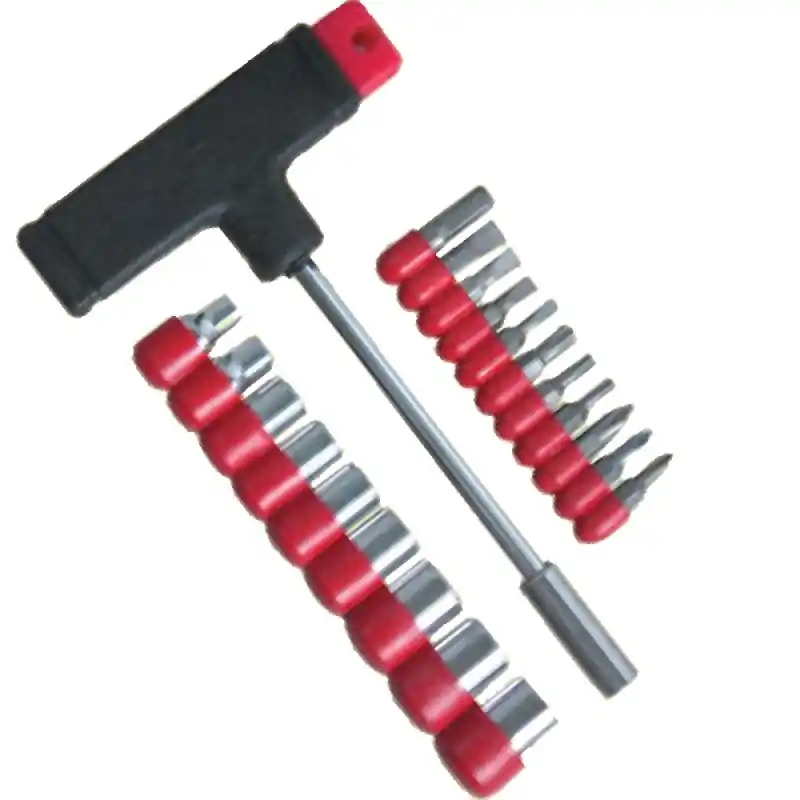 Voordeelprijs Cacciavite portainserti con impugnatura a t serie 22 pcs Kippen