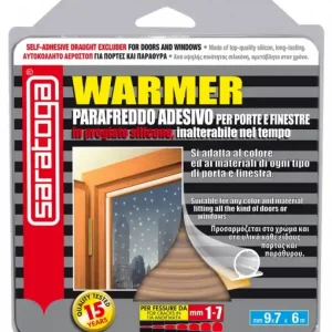 Hete Deal Paraspifferi finestre marrone warmer per porte e finestre da 1 a 7 mm Saratoga