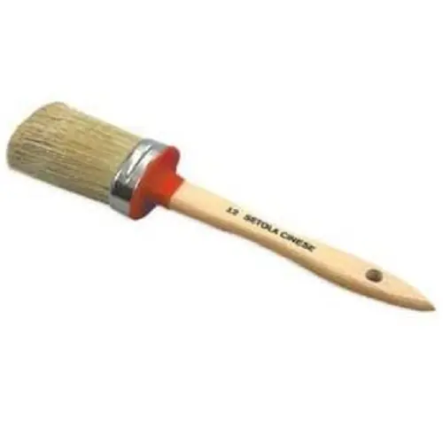 Alleen Vandaag Pennello ovalino Cinghiale pura setola bionda manico in legno mm 140