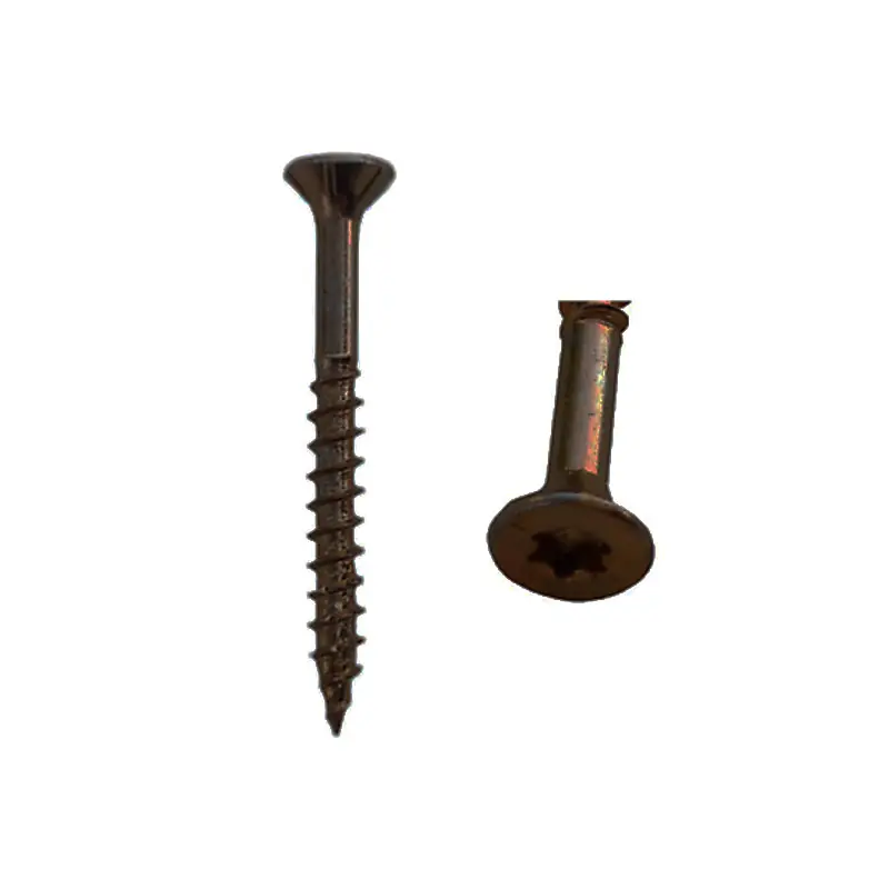 Beste Prijs Viti Per Legno Truciolari 5 x 60 mm Bronzate Testa Svasata Torx 200 Pz