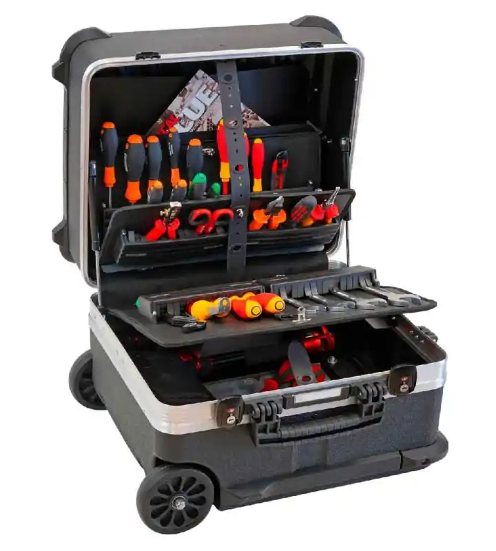 Valigia trolley porta utensili V-rock Turtle pss e pel Gt Line Koop Vandaag