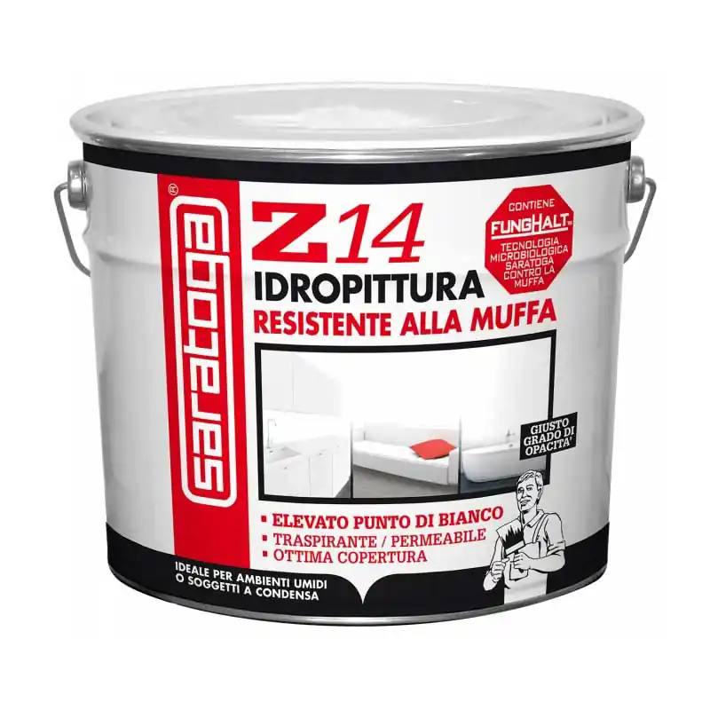 Nieuw Vernice murale Idropittura Z 14 Saratoga 10 litri con antimuffa