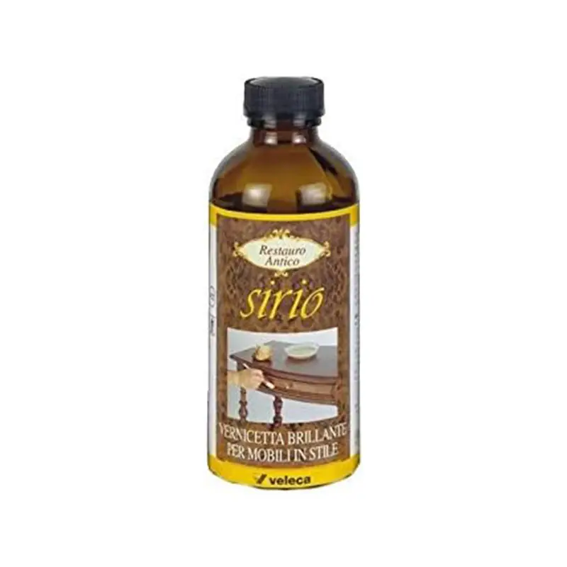 Vernice trasparente brillante Sirio Veleca 250 ml Laatste Kans