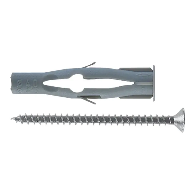 Must-Have tasselli in nylon Con Vite FU6 x 35V mm Fischer 100 pz