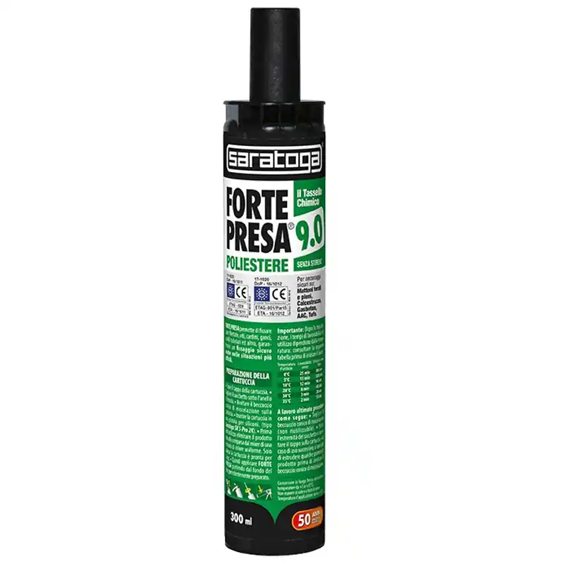 Tassello chimico poliestere Forte presa Saratoga 300 ml Laatste Versie