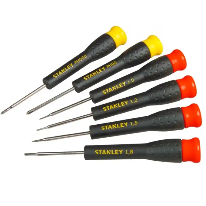 Set 6 giraviti di precisione Stanley 62631 Speciale Aanbieding