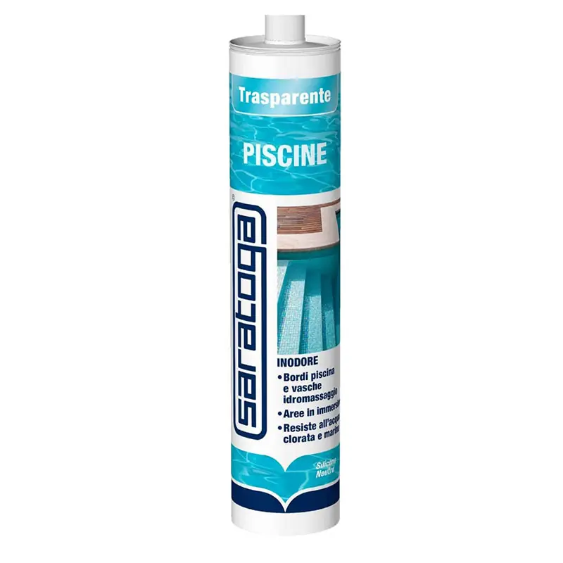 Direct Beschikbaar Silicone per piscine Neutro Saratoga Trasparente 280ml