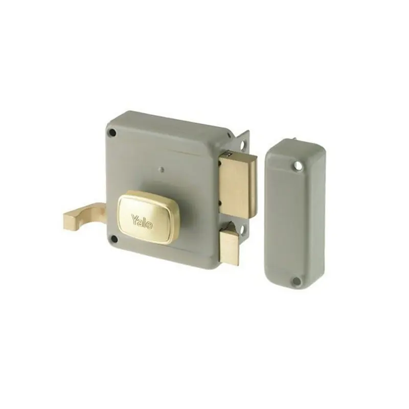 Beste Prijs Serratura Yale 62000601 per Porte in Legno - Cilindro Esterno e Pomolo Interno, 60 mm