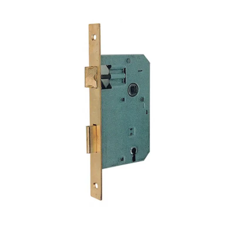 Serratura per porte interne bronzate e ottonate bordo quadro Populair