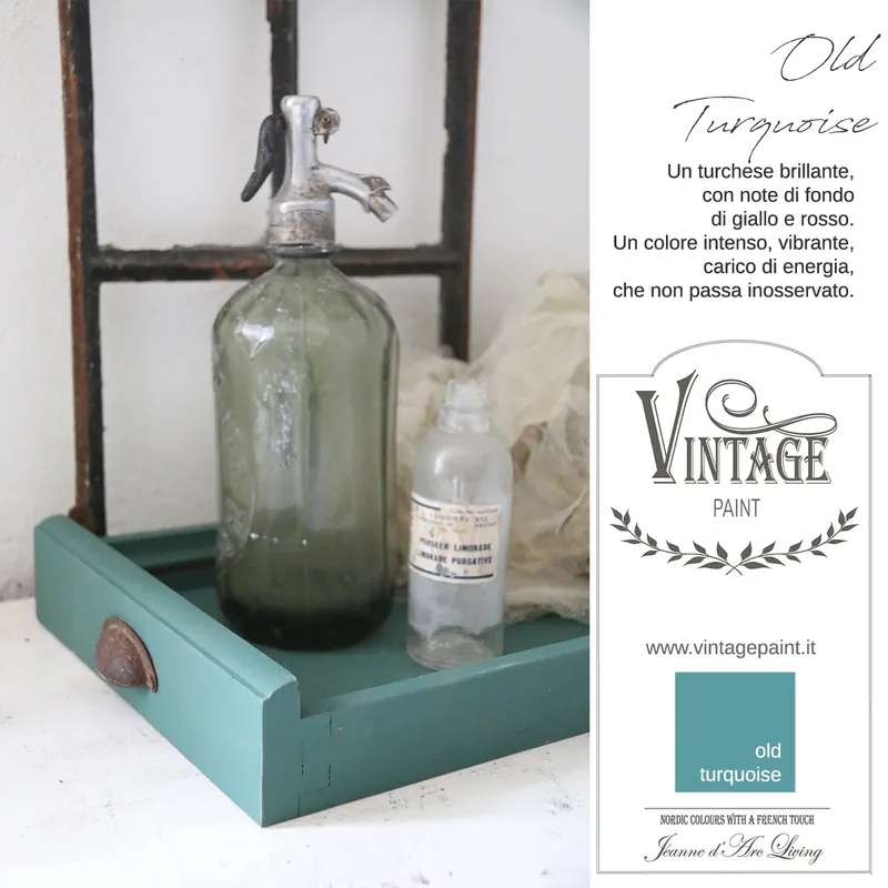 Chalk Paint - Old Turquoise Exclusieve Aanbieding