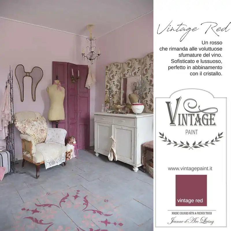 Betrouwbaar Chalk Paint - Vintage Red