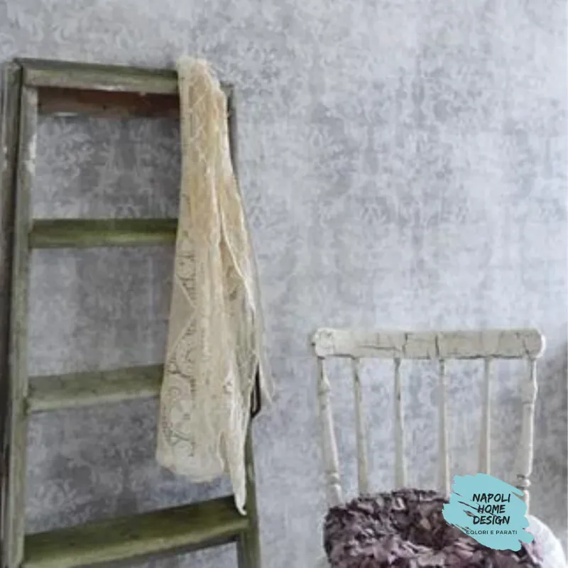 Direct Verzonden Parati Vintage - Damascata Grigio mis. 70 cm x 53 cm