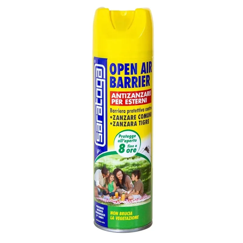 Antizanzare Spray per esterni Open Air Barrier Saratoga 500ml Aanbieding