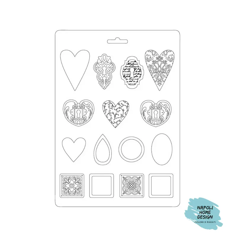 Beste Prijs Stampo in PVC Morbido A4 - Gioielli - cm. 21 x 29,7 - Stamperia OUTLET