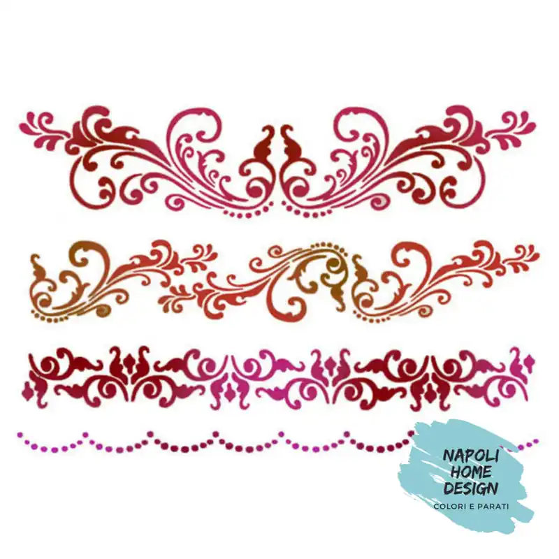 Bestseller Stencil Bordure cm 21 x 29.7 by Stamperia. - ULTIMO PEZZO.