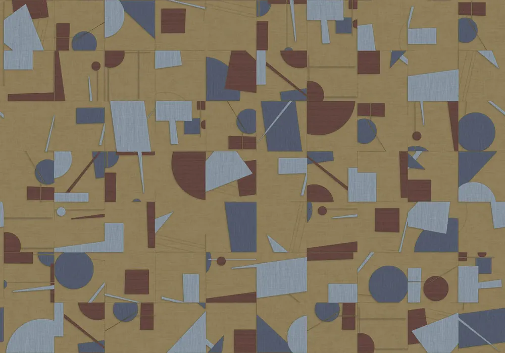 Carta da Parati Composition a tribute to Kandinsky Composizione cod. 2 Laatste Kans