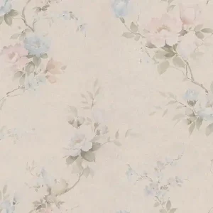 Carta da Parati Satin Flowers 2022 Z66861 Zambaiti Parati Premium