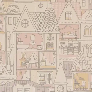 Carta da Parati Dollhouse Majvillan Wallpaper 147-01 Veilige Betaling