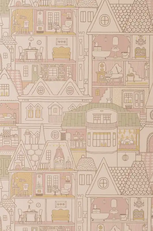 Carta da Parati Dollhouse Majvillan Wallpaper 147-03 Dagaanbieding
