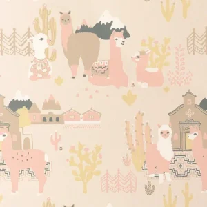 Carta da Parati Lama Village Majvillan Wallpaper 143-03 Nieuw