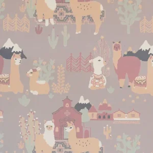 Op = Op Carta da Parati Lama Village Majvillan Wallpaper 143-04