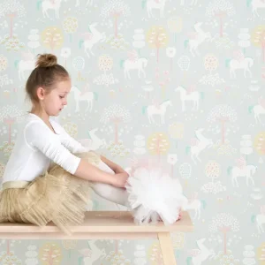Beperkt Aanbod Carta da Parati True Unicorns Majvillan Wallpaper 116-01