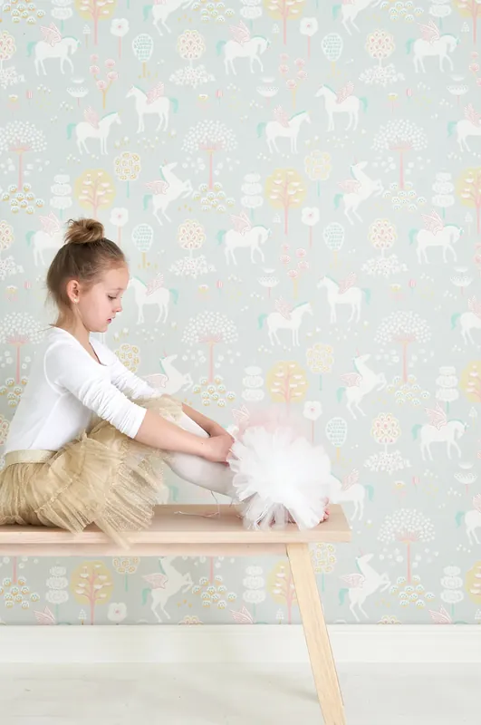 Beperkt Aanbod Carta da Parati True Unicorns Majvillan Wallpaper 116-01
