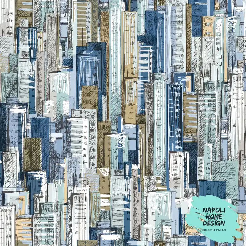 Beste Prijs Carta da Parati Friends and Coffee 2 Cristiana Masi Wallpaper cod. 166