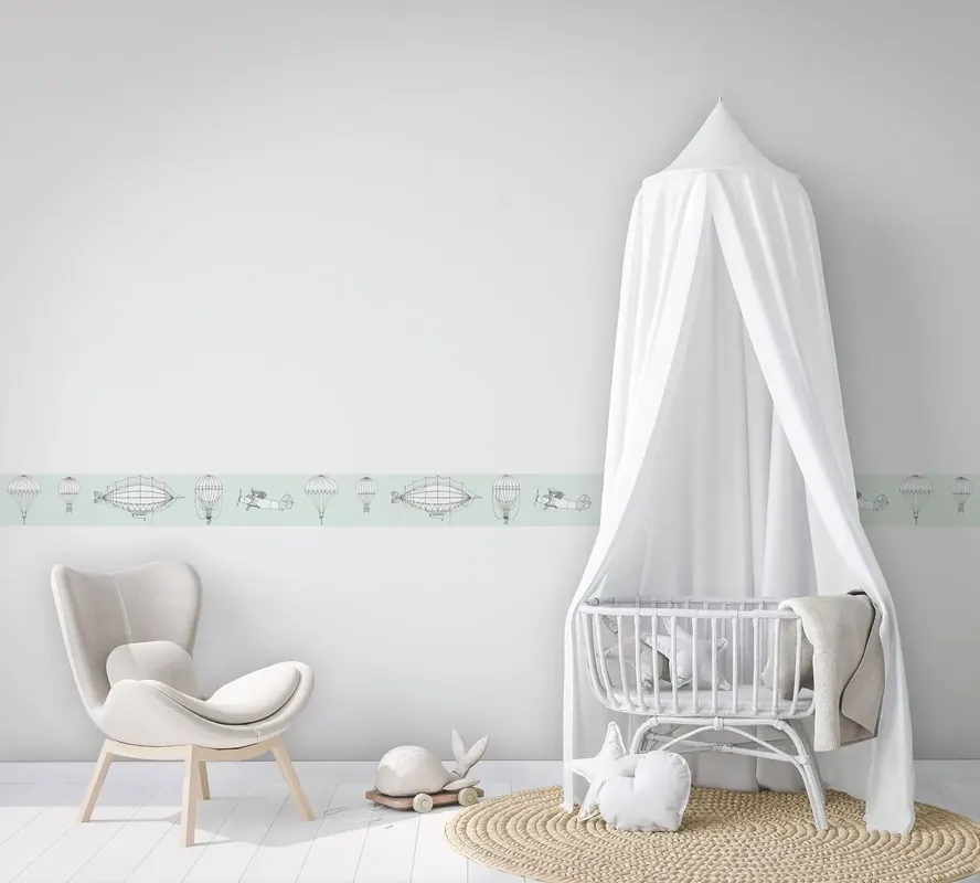 Seizoensaanbieding Bordo di carta da parati Kids Walls cod. 45826 Marburg Wallpaper