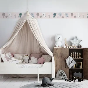 Betaalbaar Bordo di carta da parati Kids Walls cod. 45837 Marburg Wallpaper