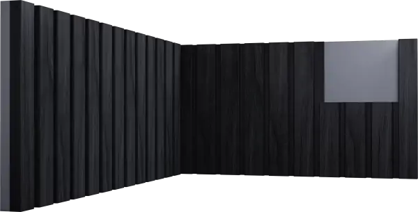 Terminale in polimero per doga Ard Italia JC1022 Black Oak misura 2800 Gecertificeerd