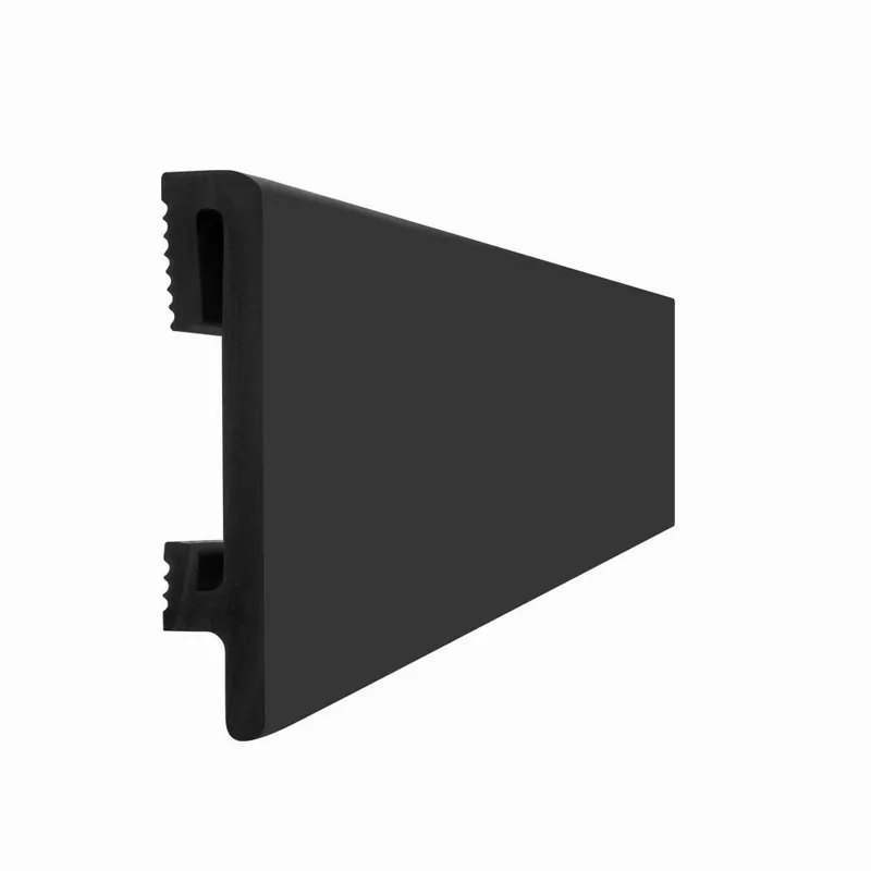 Merkproduct Battiscopa in SPC PF080B misura 8x1,5x240 cm Nero