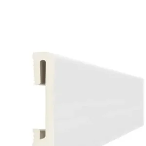 Battiscopa in SPC PF060W misura 6x1,5x240 cm White Fabrieksprijs