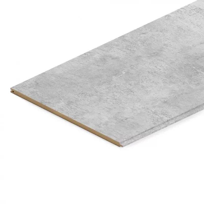 Big Doga in MDF Grigio Chicago mis. 275 cm x 20 cm Snelle Levering