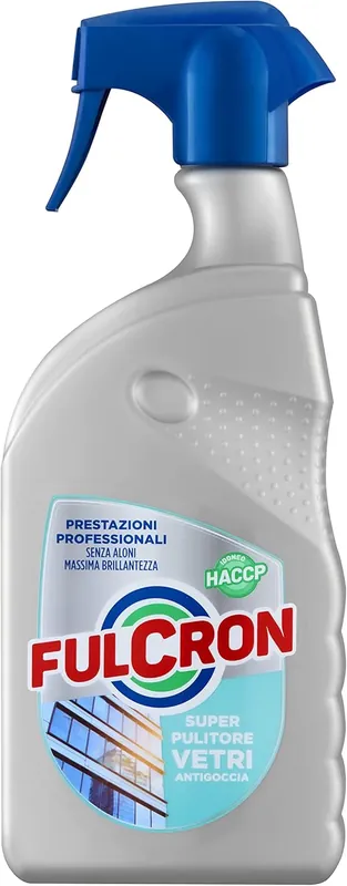 Fulcron Super Pulitore Vetri Antigoccia 750 ml. Meest Verkocht
