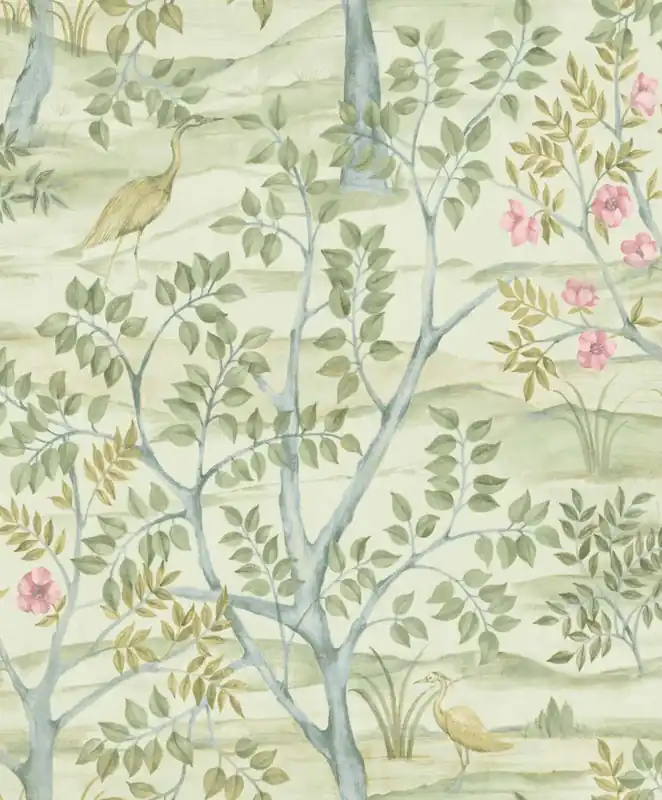 Shop Nu Carta da Parati BLOOMING GARDEN Cristiana Masi Wallpaper cod. 8317
