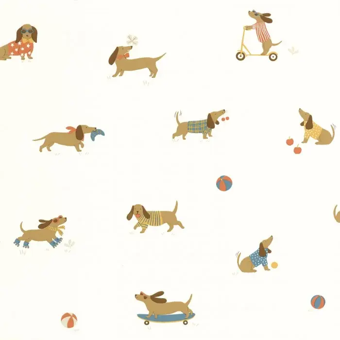 Dagaanbieding Carta da Parati Happy Kids Club cod. 107680864 Caselio Wallpaper