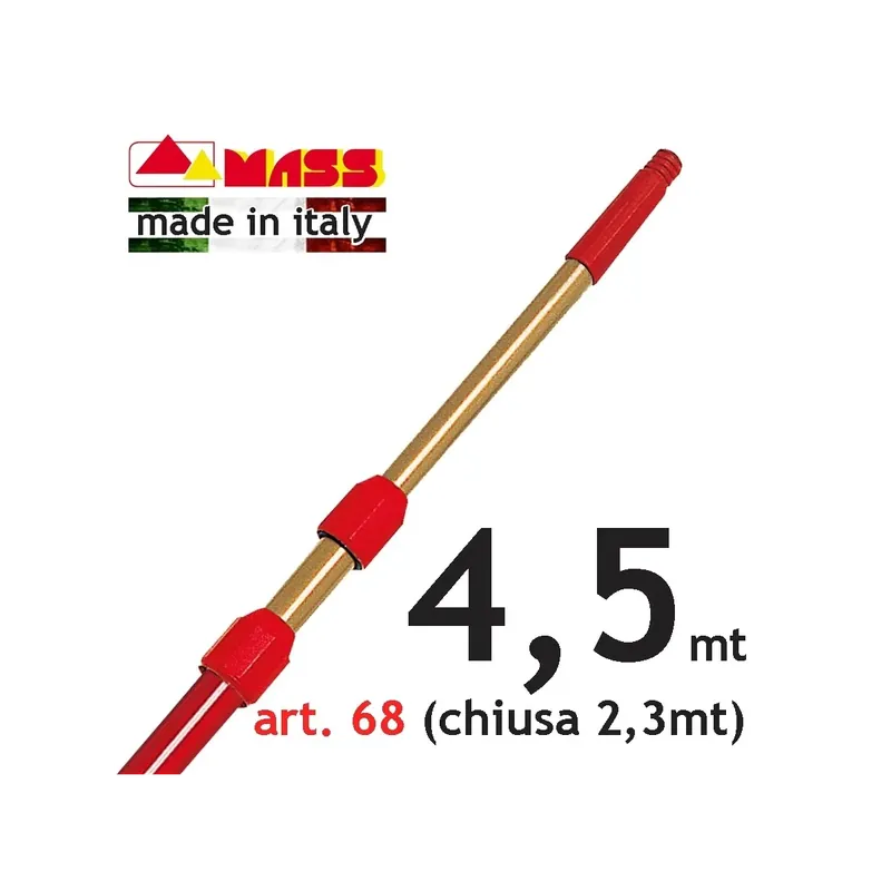 Asta telescopica Mass Classic - 4,5 metri Dagaanbieding