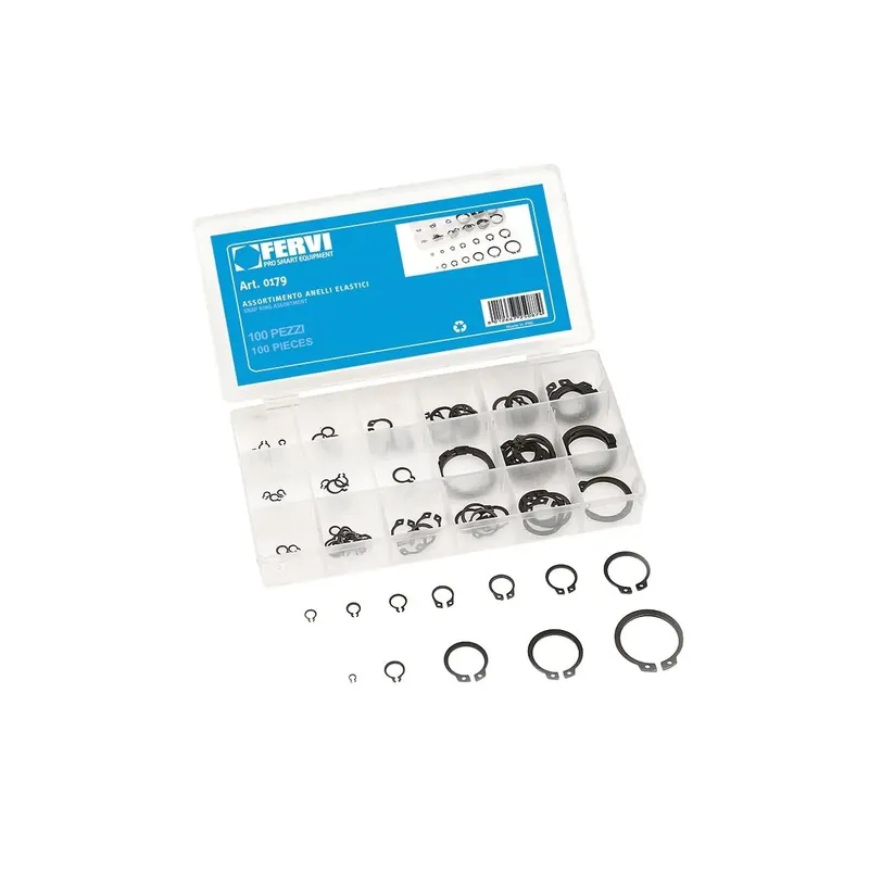 Anelli seeger per interni - pz.100 - mis. assortite Express Levering