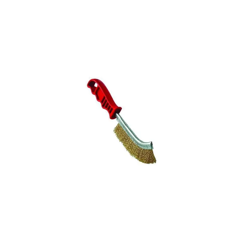 Spazzola spid - ottonata - m/rosso-0,30 mm. Bestseller