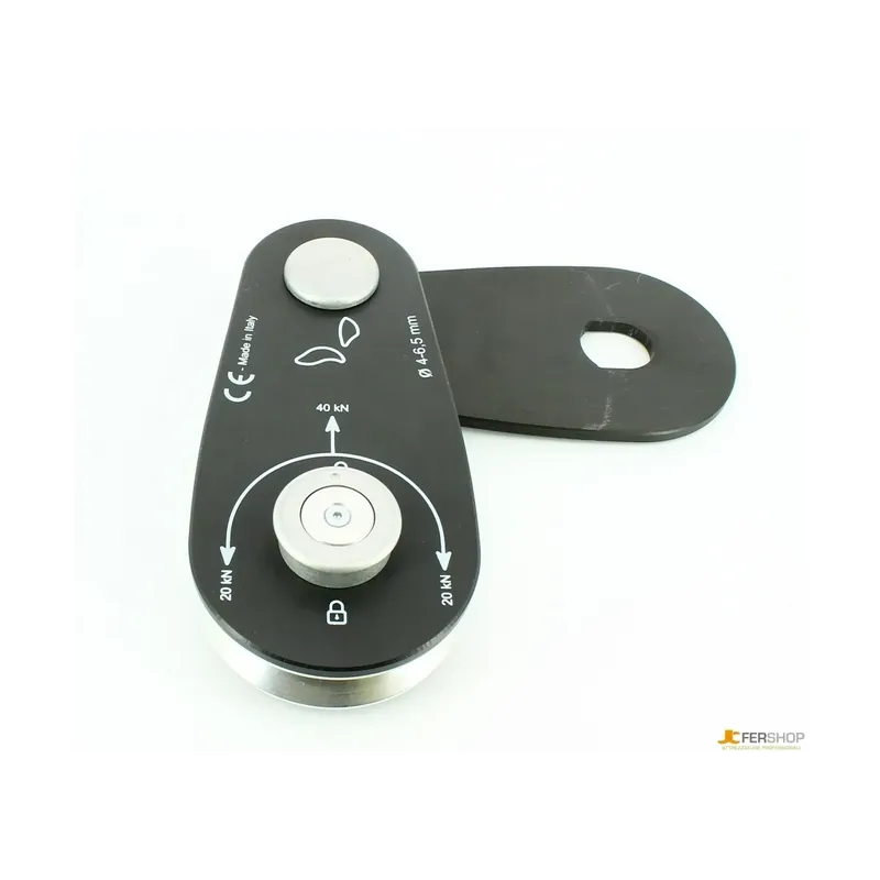 Puleggia rinvio alluminio - nera - 4/6,5 Aanbieding