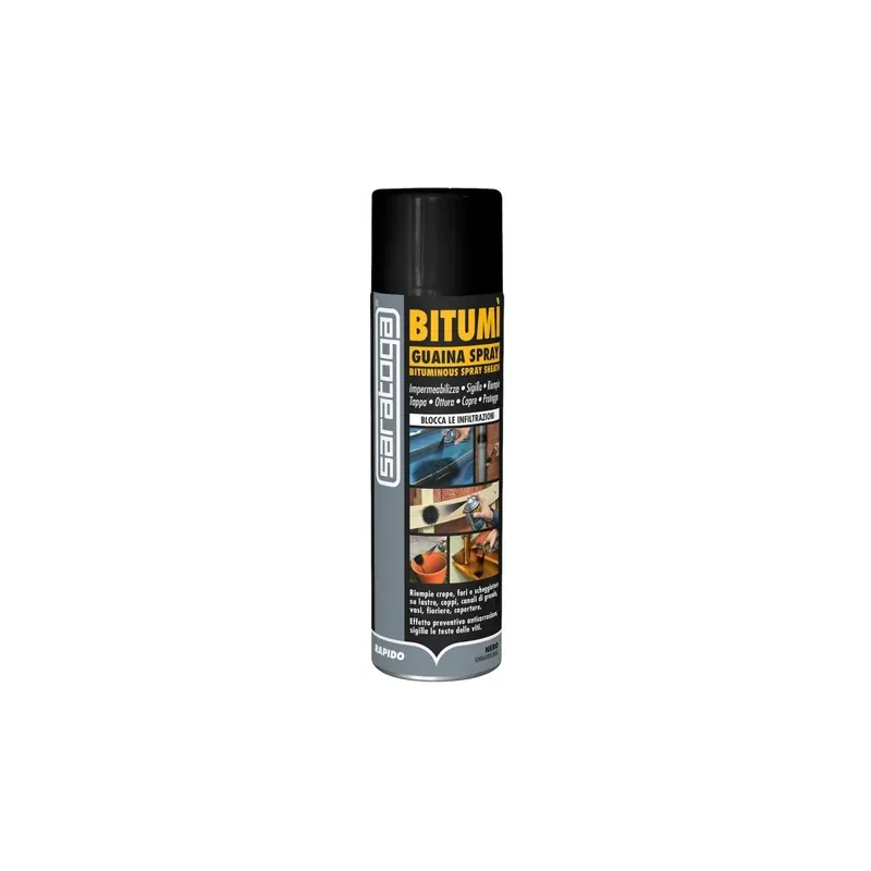 Guaina spray bitumi‘ - ml.500 - saratoga, SARATOGA BITUMI‘, Bestseller