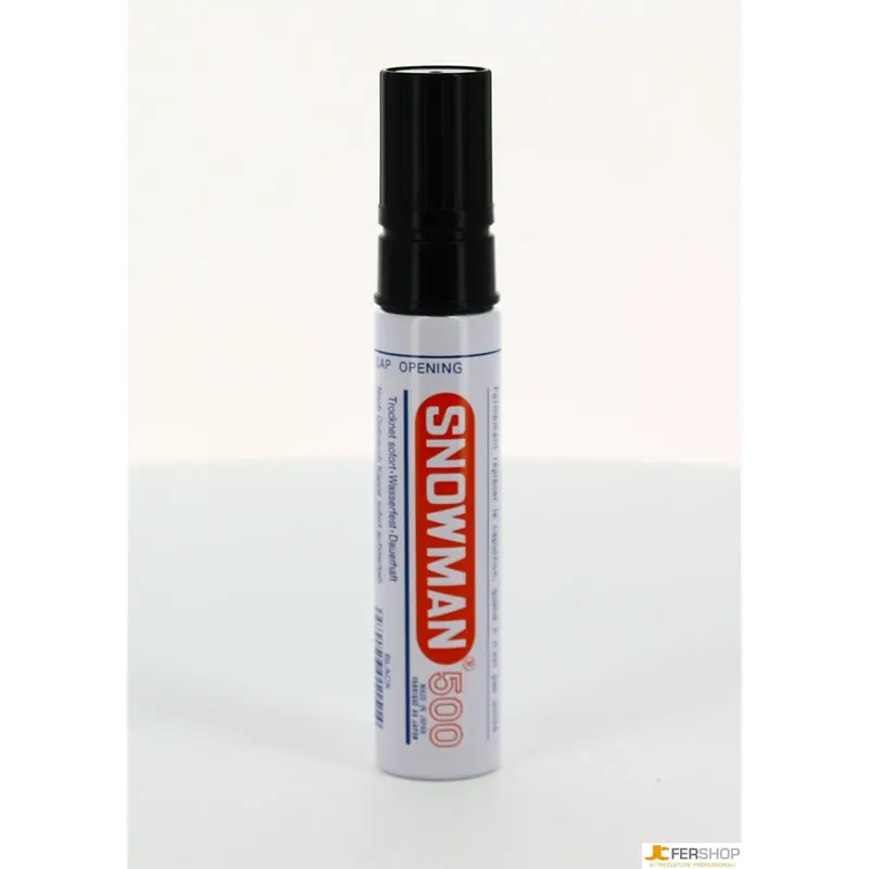 Favoriet Pennarello snowman - nero - punta tonda