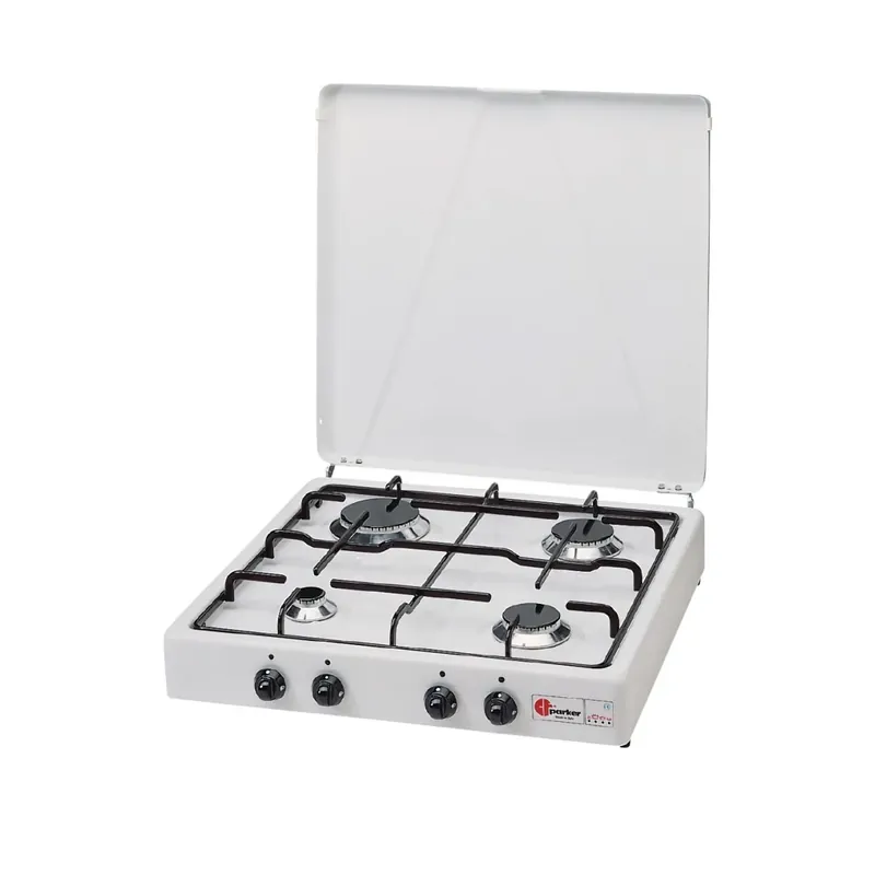 Fornello parker, 4 fuochi, bianco - Modello 542 GP Favoriet