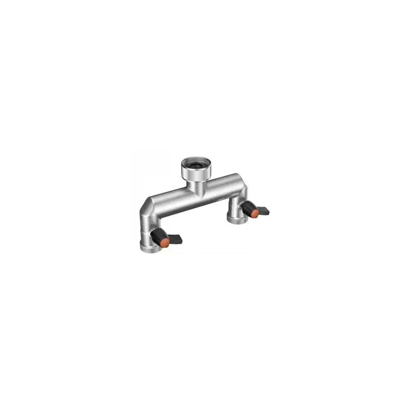 Finale Uitverkoop Presa rubinetto 2 vie claber - 9601 ottone - 3/4 - 3/4 metal-jet