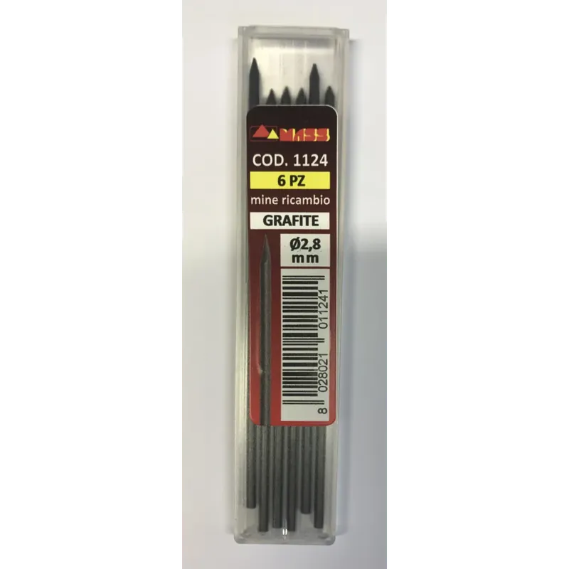 Mina ricambio matita mass - 1124 - graffite - d.2,8 Must-Have