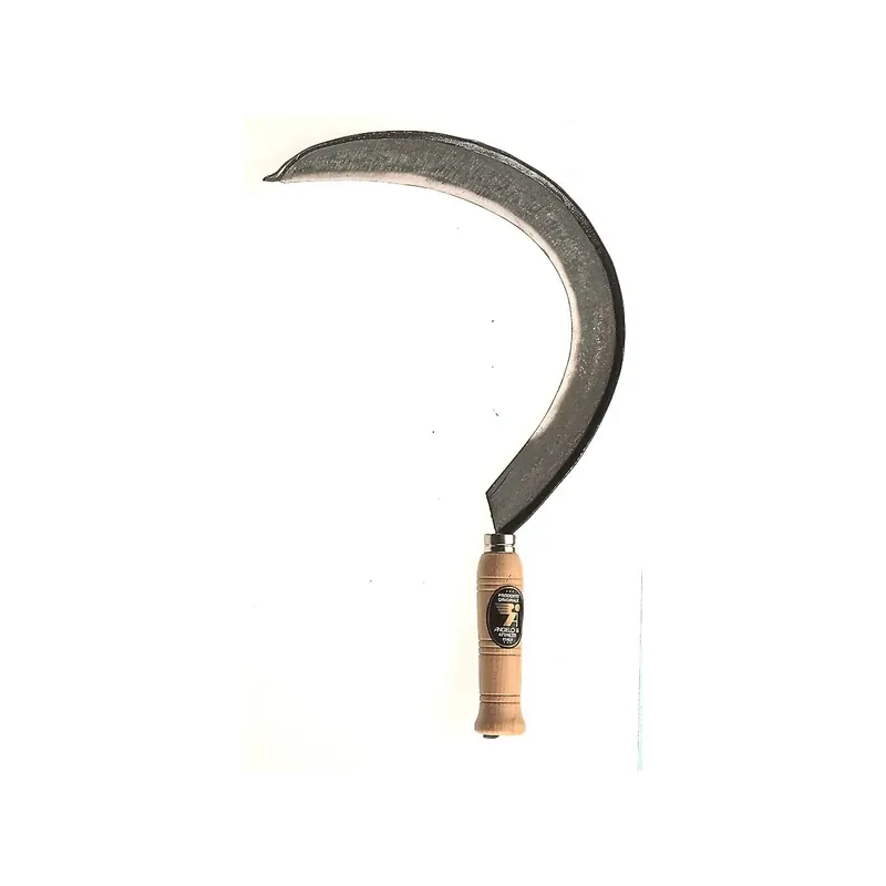 Falciola cantoniere n°3 forgia - con manico lungo - angelo bergamasco Snelle Levering
