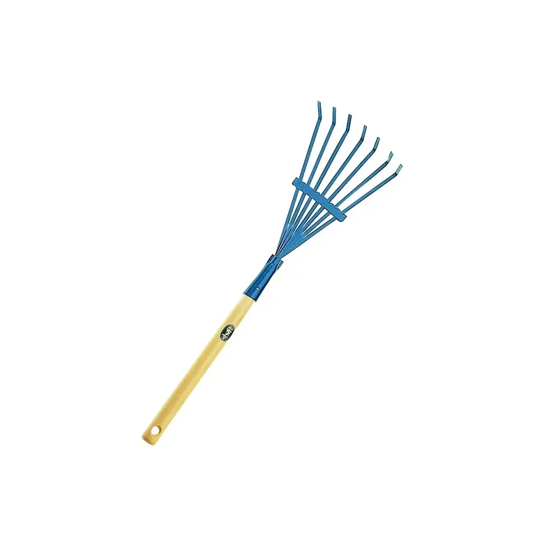 Alleen Vandaag Scopetta a 7 denti piatti - manico legno - cm.30 angelo bergamasco