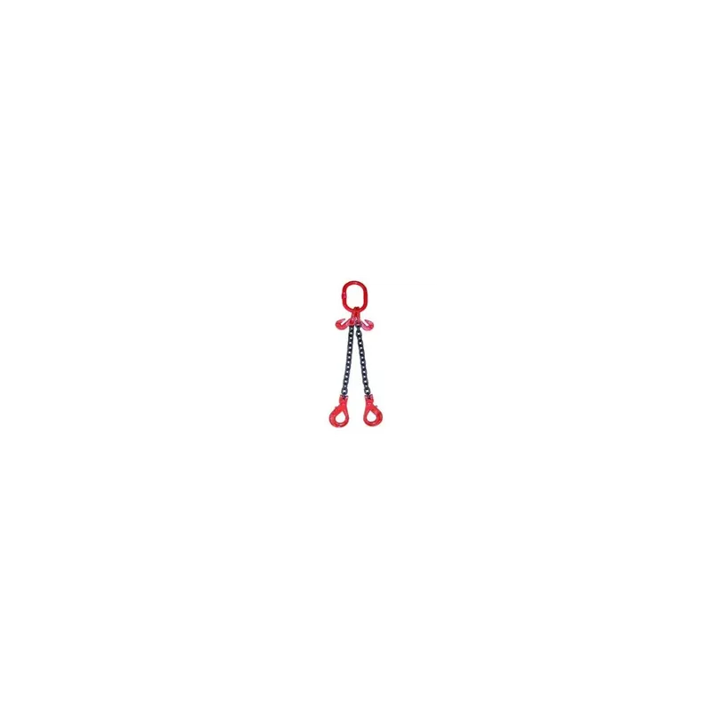 Finale Uitverkoop Pendente catena 2 bracci - mm. 8-mt.4-2.8t - con ganci accorciatori