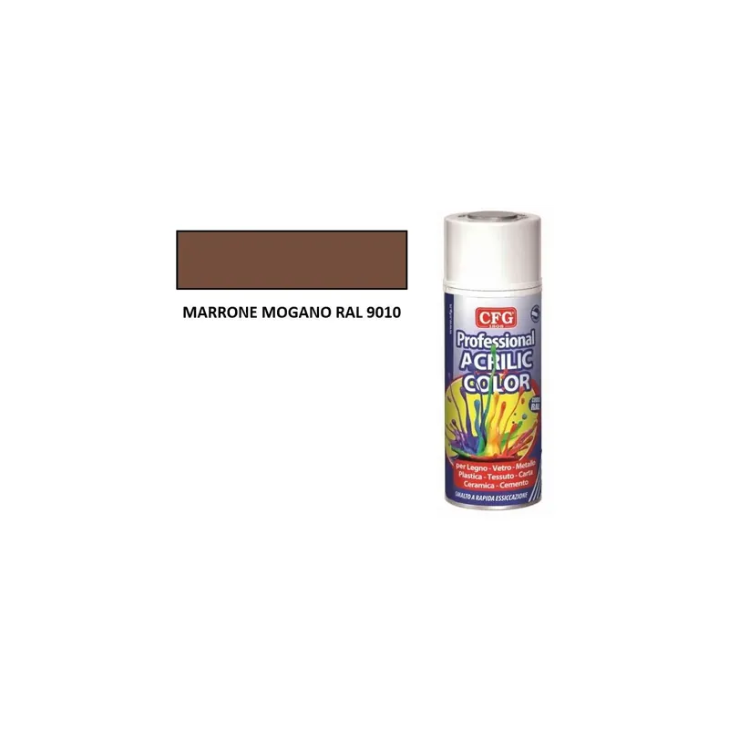 Acrilic color cfg - marrone mogano - ml.400 Korting